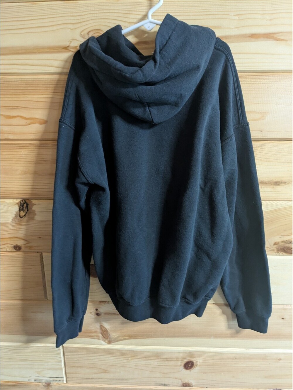 Gildan kids large black hooded sweatshirt - Picture 2 of 5